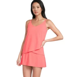 Women's Tulip Hem Tankini Top