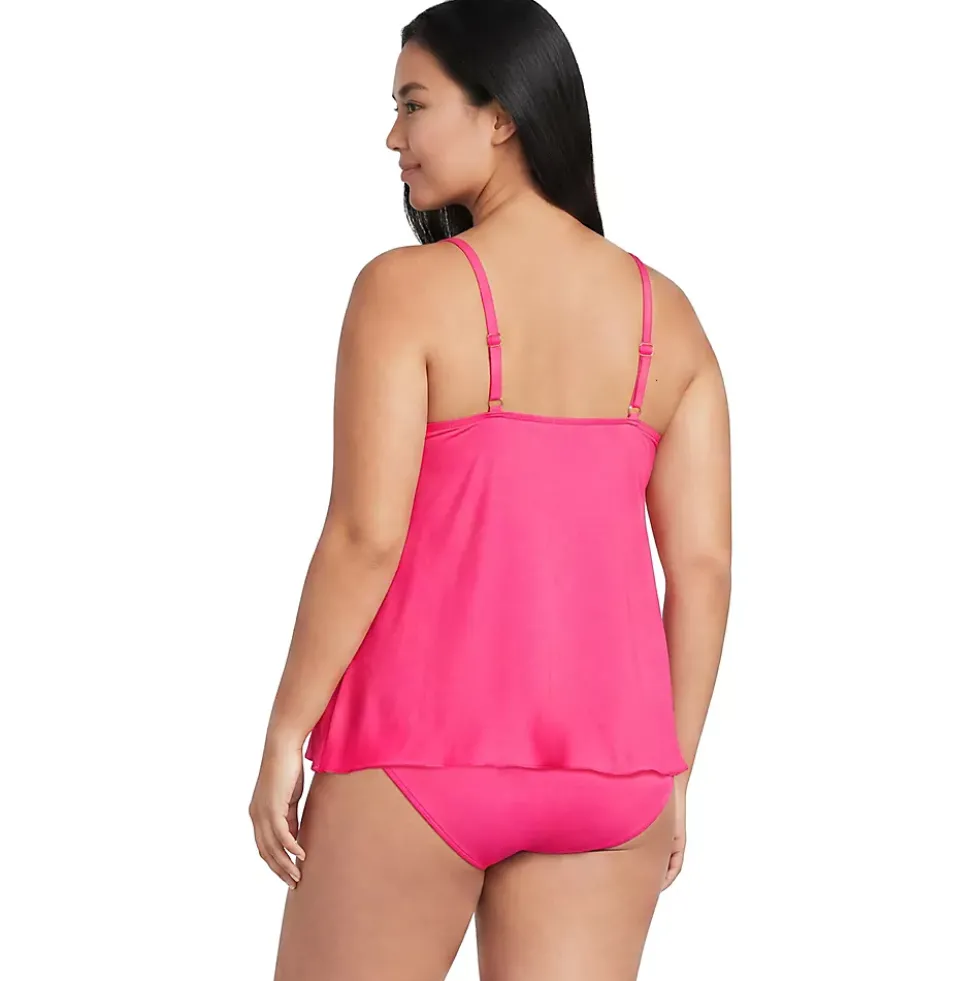 Women's Tulip Hem Tankini Top
