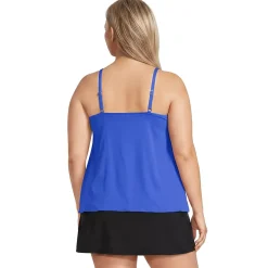 Women's Tulip Hem Tankini Top