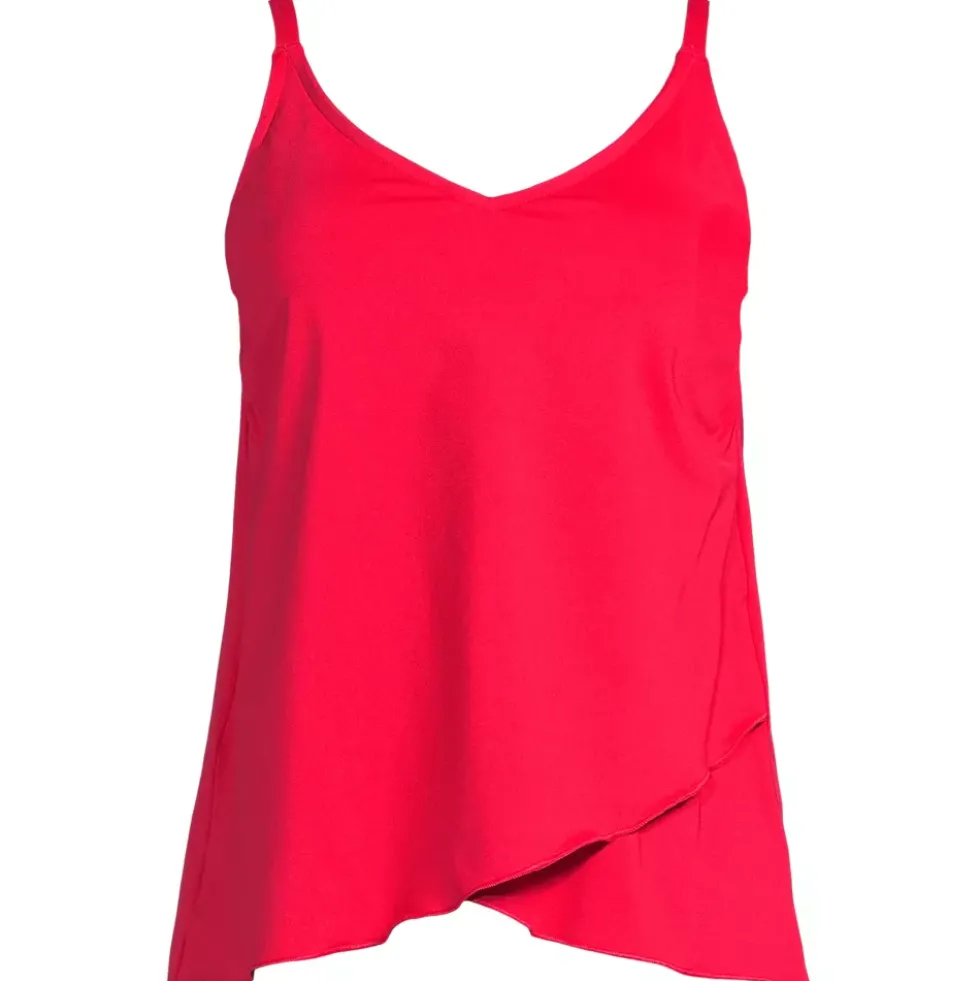 Women's Tulip Hem Tankini Top