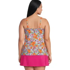 Women's Tulip Hem Tankini Top