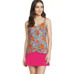 Women's Tulip Hem Tankini Top