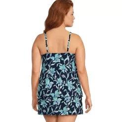 Women's Tulip Hem Tankini Top