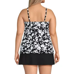 Women's Tulip Hem Tankini Top