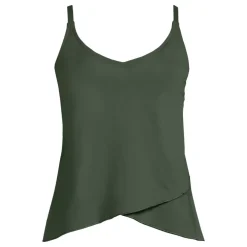 Women's Tulip Hem Tankini Top