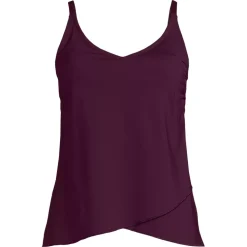 Women's Tulip Hem Tankini Top