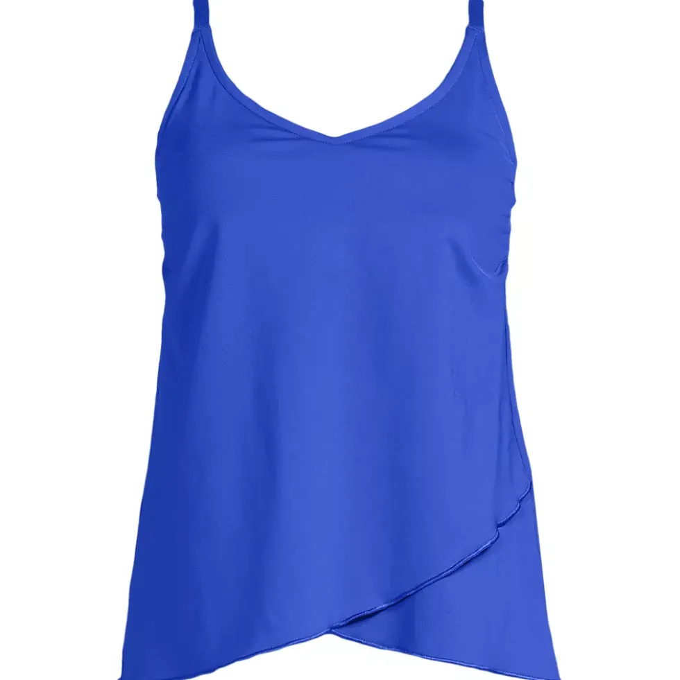Women's Tulip Hem Tankini Top