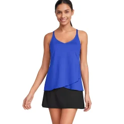 Women's Tulip Hem Tankini Top