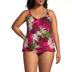 Women's Tulip Hem Tankini Top