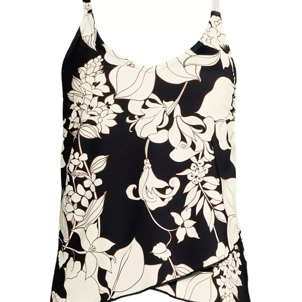 Women's Tulip Hem Tankini Top