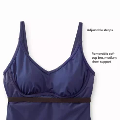 Women's Tulip Hem Tankini Top