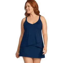 Women's Tulip Hem Tankini Top