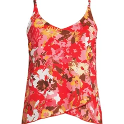 Women's Tulip Hem Tankini Top