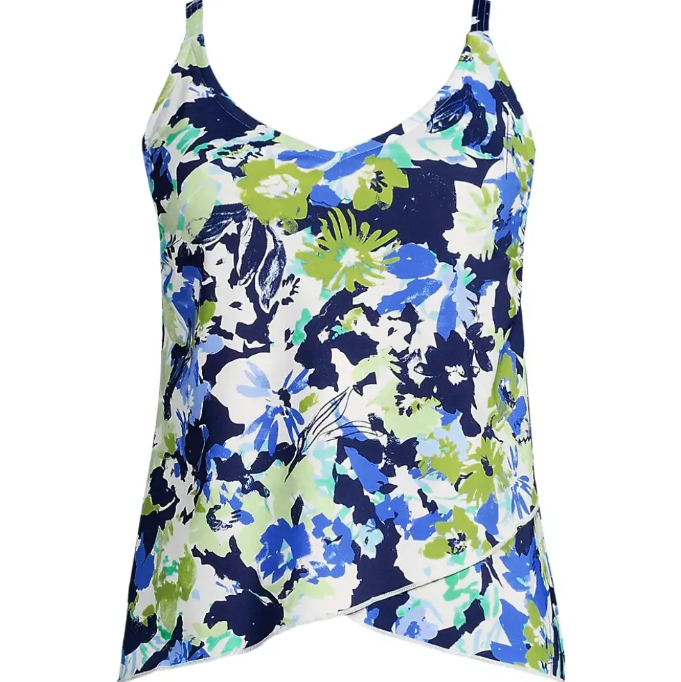 Women's Tulip Hem Tankini Top