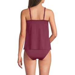 Women's Tulip Hem Tankini Top