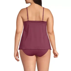 Women's Tulip Hem Tankini Top