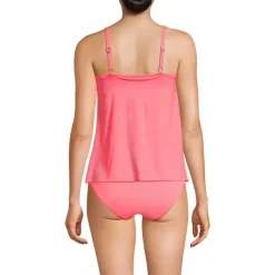 Women's Tulip Hem Tankini Top