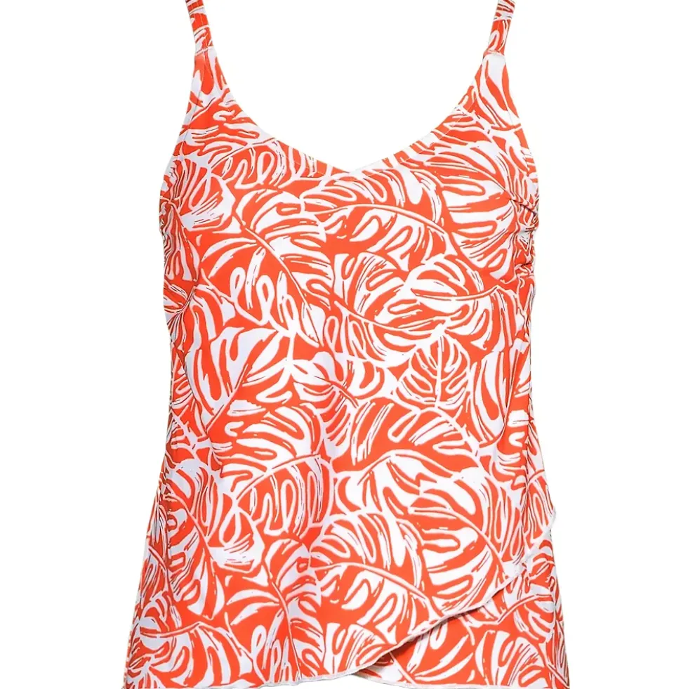 Women's Tulip Hem Tankini Top
