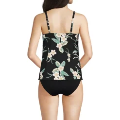 Women's Tulip Hem Tankini Top