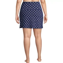 Women's Tummy Control Ultra High Waisted Modest Swim Skirt Swim Bottoms
