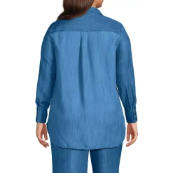 Women's Twill TENCEL™ Fiber Popover Shirt