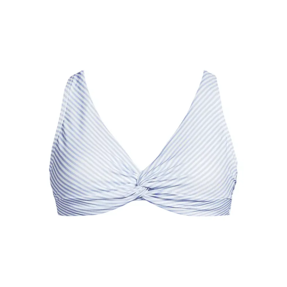 Women's Twist Front Underwire Bikini Swimsuit Top
