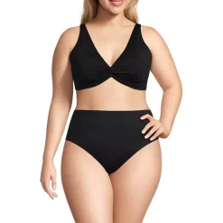Women's Twist Front Underwire Bikini Swimsuit Top