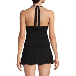 Women's Twist Halter Tankini Top