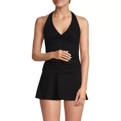 Women's Twist Halter Tankini Top