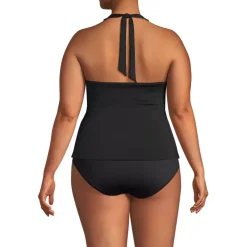 Women's Twist Halter Tankini Top