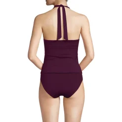 Women's Twist Halter Tankini Top