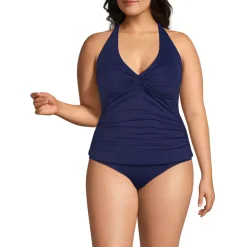 Women's Twist Halter Tankini Top