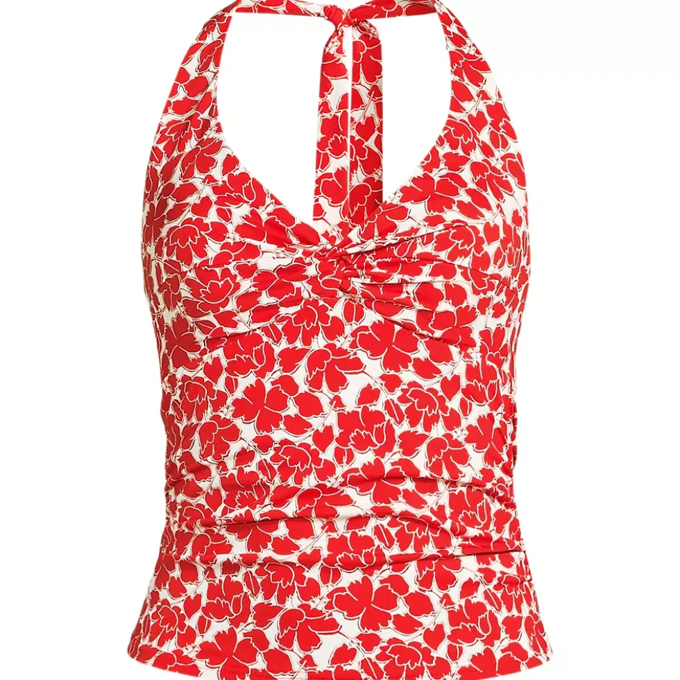 Women's Twist Halter Tankini Top