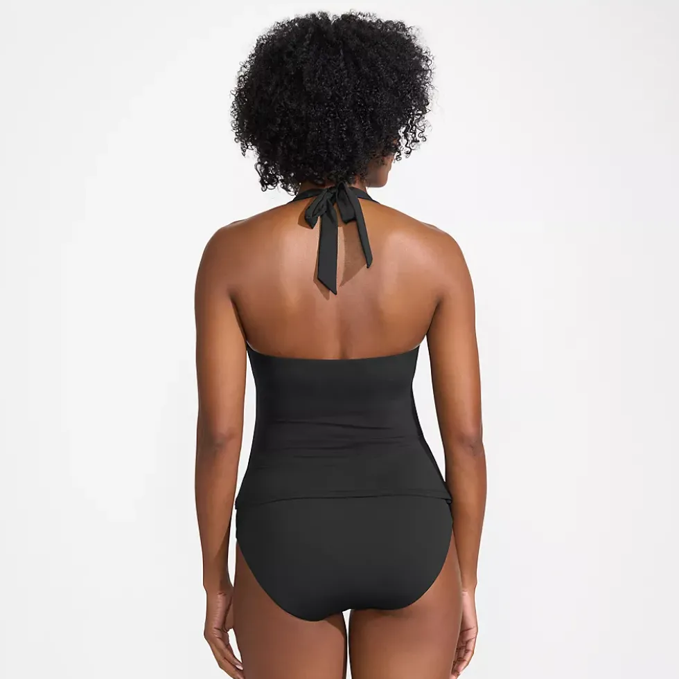 Women's Twist Halter Tankini Top