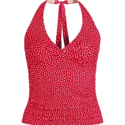 Women's Twist Halter Tankini Top