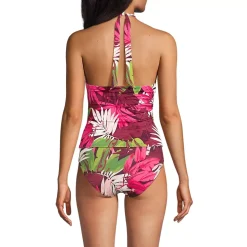 Women's Twist Halter Tankini Top