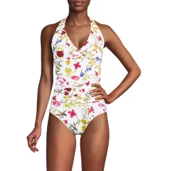 Women's Twist Halter Tankini Top