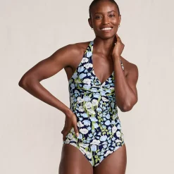 Women's Twist Halter Tankini Top
