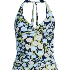 Women's Twist Halter Tankini Top