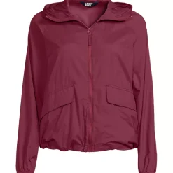 Women's UPF Packable Hooded Windbreaker Jacket