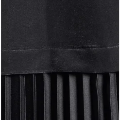 Women's Velvet and Satin Duet Midi Dress