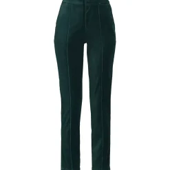 Women's Velvet High Rise Pintuck Pencil Ankle Pants