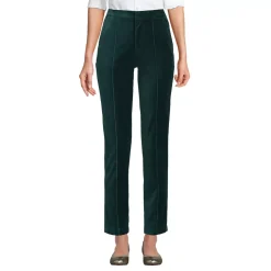 Women's Velvet High Rise Pintuck Pencil Ankle Pants