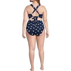 Women's V-Neck Bikini and High Waisted Bottom Swimsuit Set