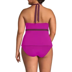 Women's V-Neck Halter Tankini Top