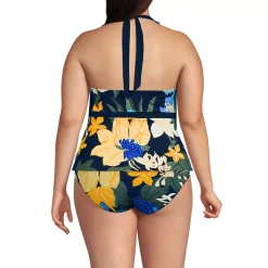 Women's V-Neck Halter Tankini Top