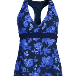 Women's V-Neck Racerback Flutter Tankini
