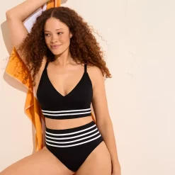 Women's V-Neck Underwire Bikini Top