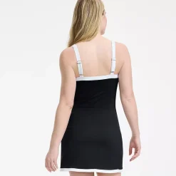 Women's V-Neck Wrap Skirt Swim Dress