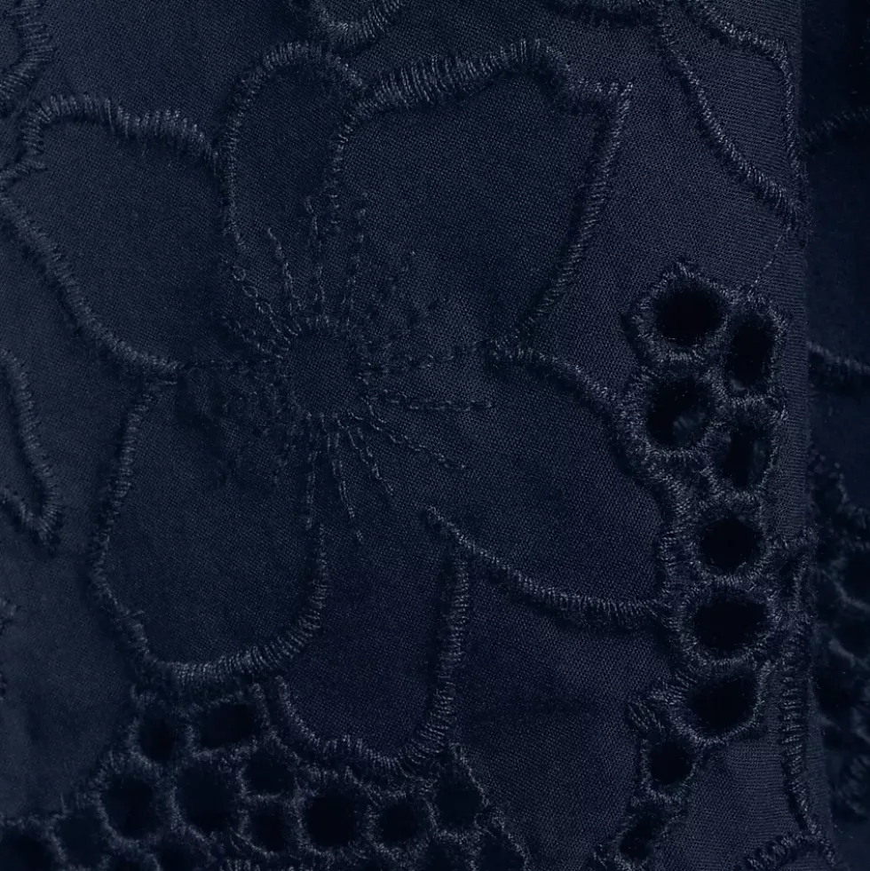 Women's Voile Eyelet Maxi Skirt